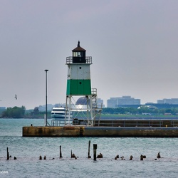 Chicago Harbor Southeast Guidewall, Chicago